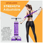 Multifunction Fitness Pedal Exerciser with Pull Rope