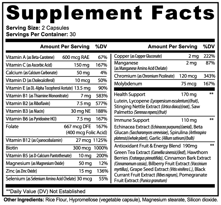Complete Multivitamin + Immunity Support