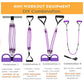 Multifunction Fitness Pedal Exerciser with Pull Rope