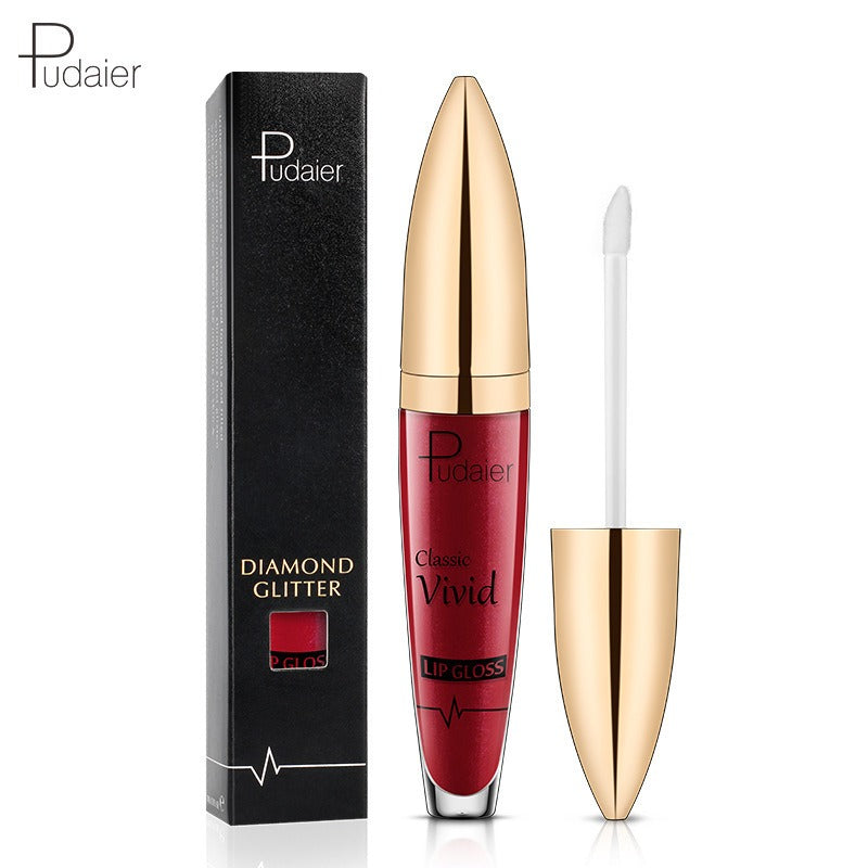 18-Color Shiny Glitter Lip Gloss