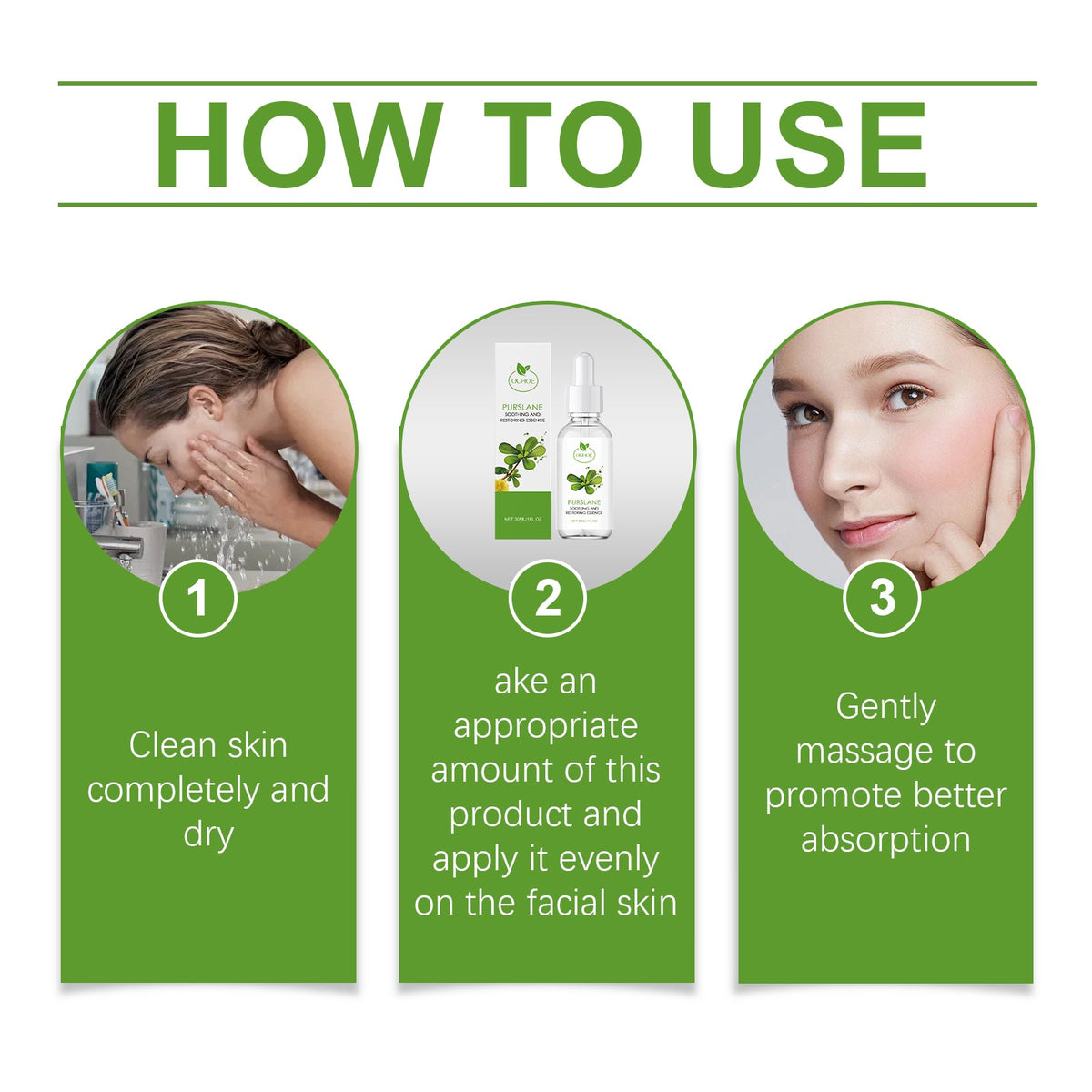 Purslane Soothing Repair Facial Serum