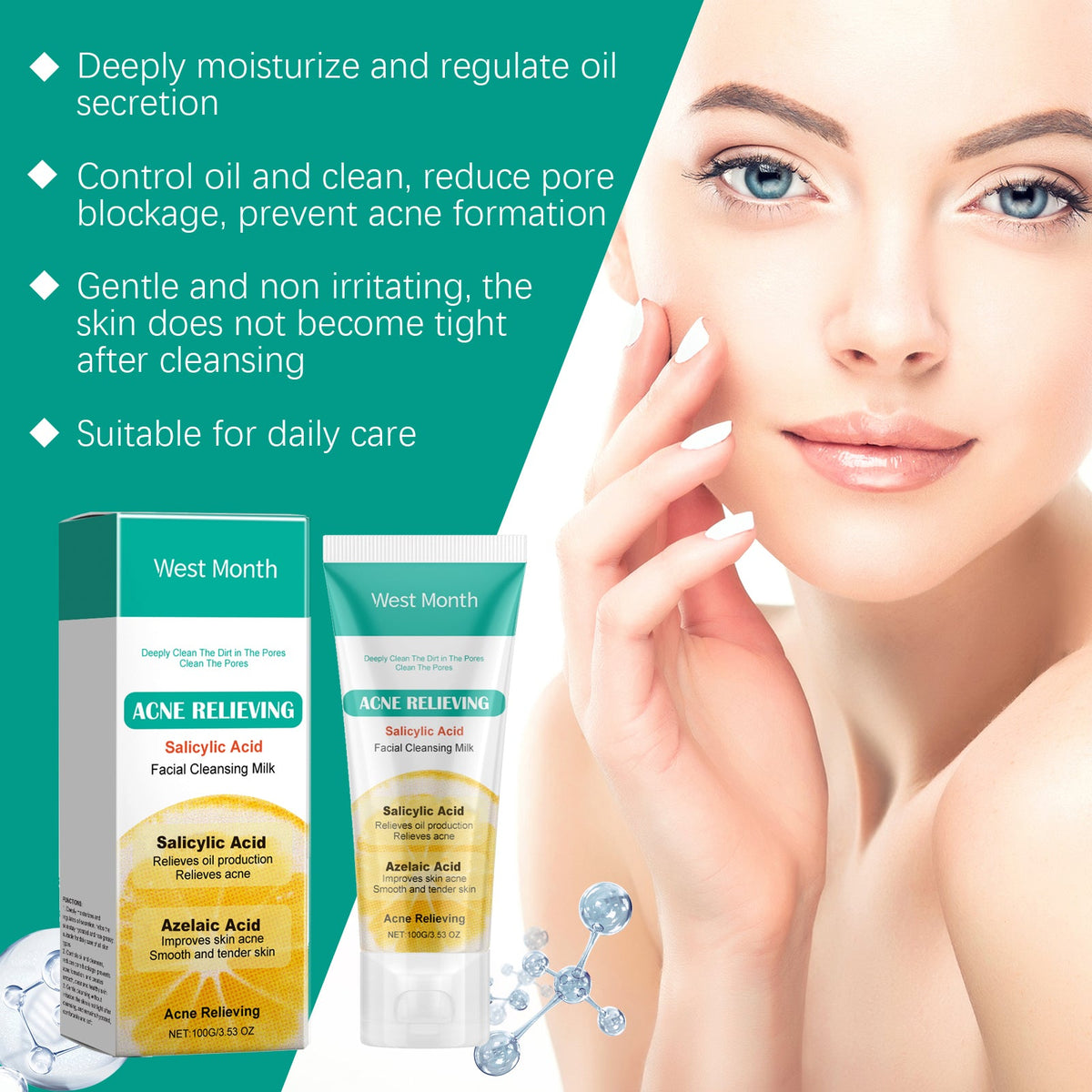 Salicylic Acid Anti-Acne Facial Cleanser