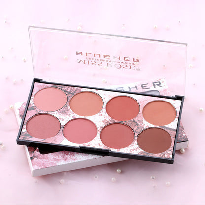 Miss Rose 8-Color Matte Blush Palette