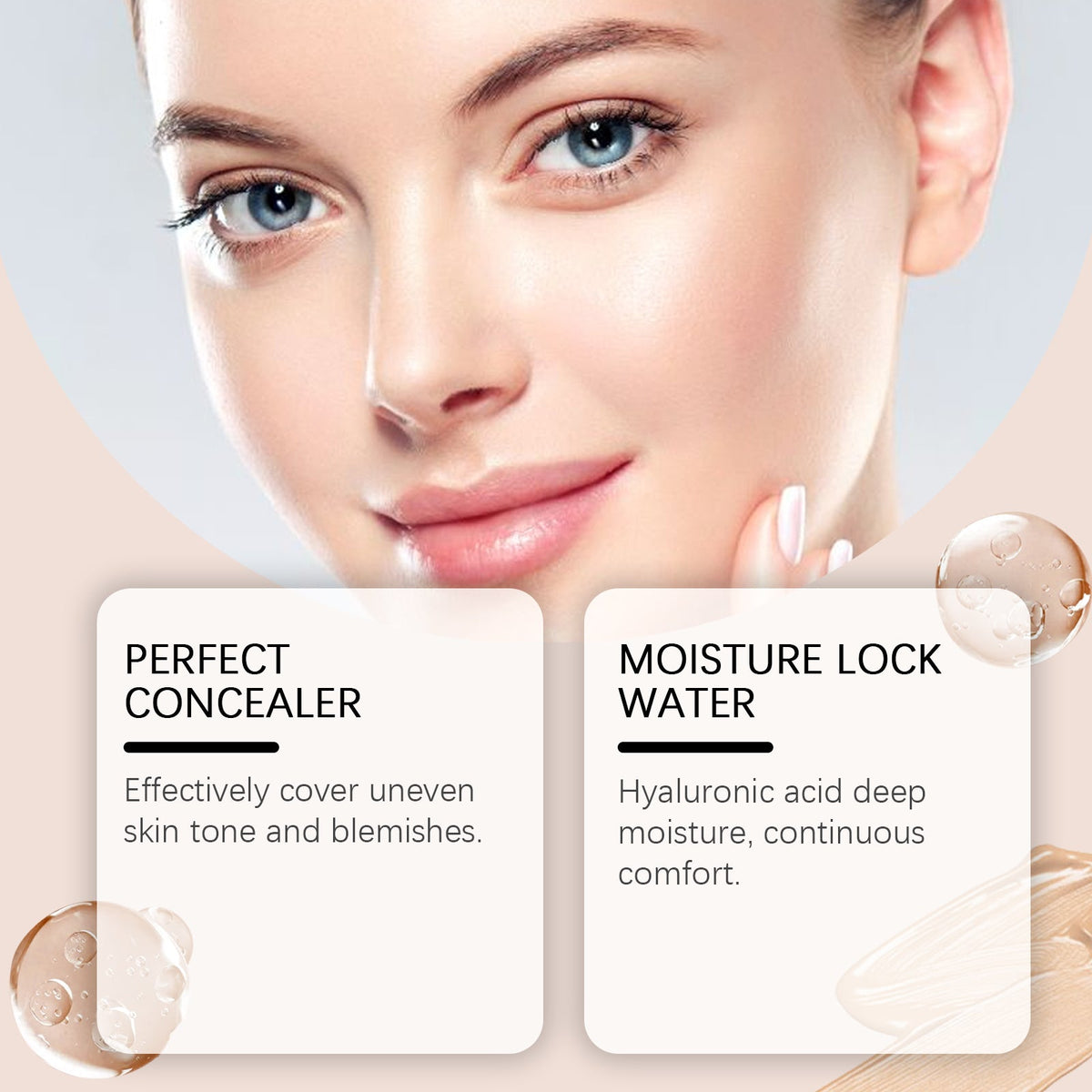 Lightweight Transparent Concealer Foundation Stick