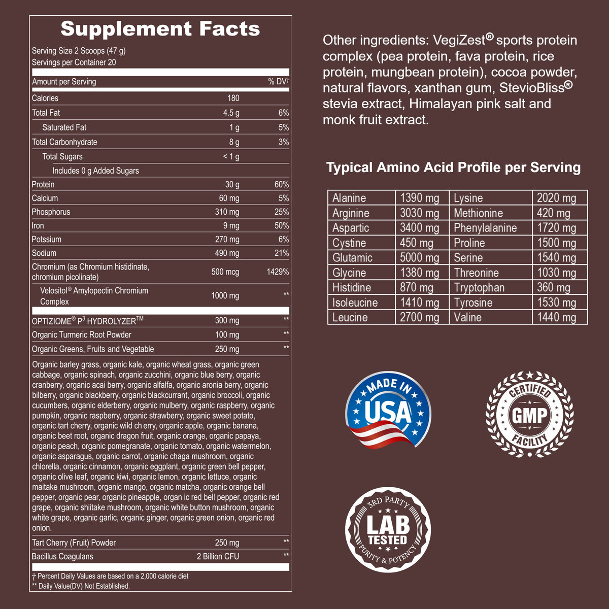 Plant-Based Sport Protein