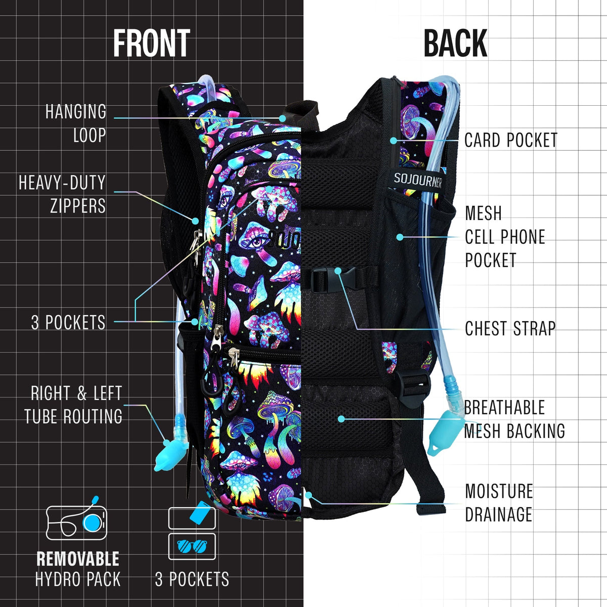 Medium Hydration Pack Backpack