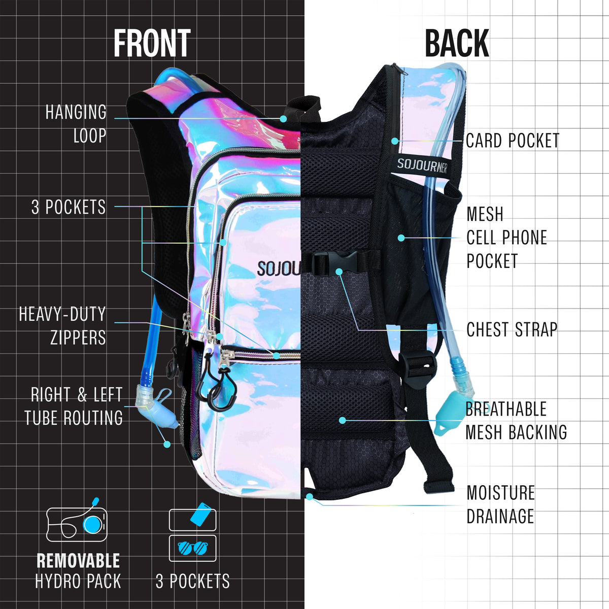 Medium Hydration Pack Backpack
