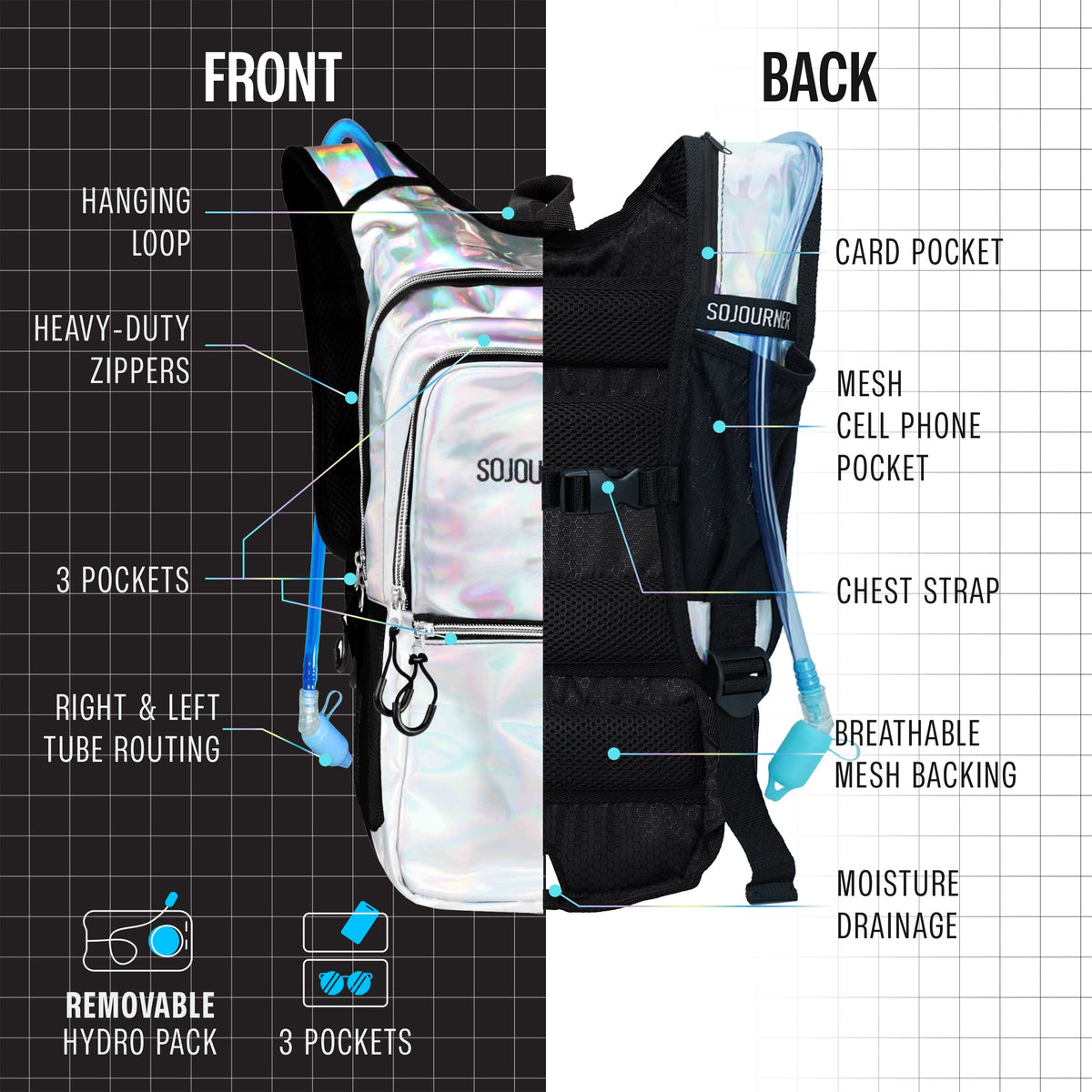 Medium Hydration Pack Backpack