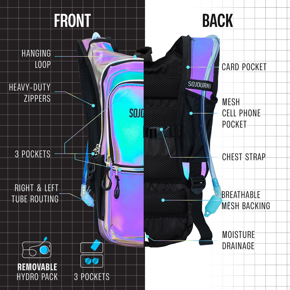 Medium Hydration Pack Backpack