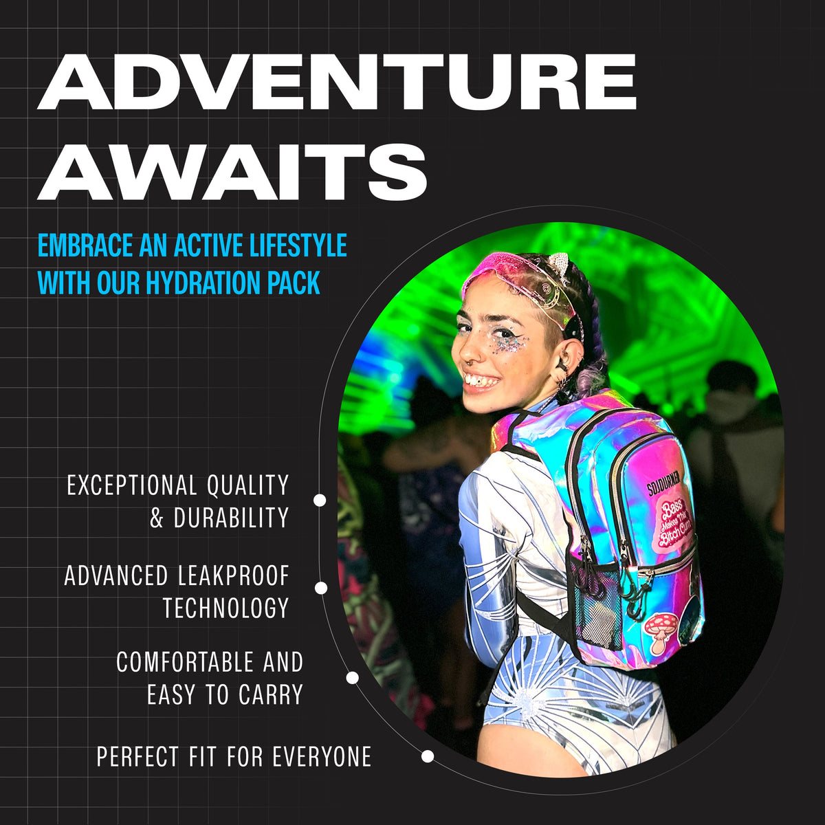 Medium Hydration Pack Backpack