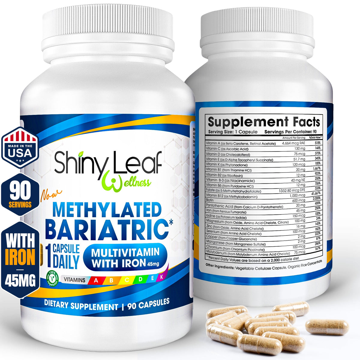 Methylated Bariatric Multivitamin with Iron
