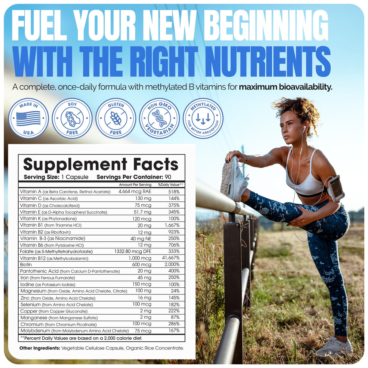 Methylated Bariatric Multivitamin with Iron