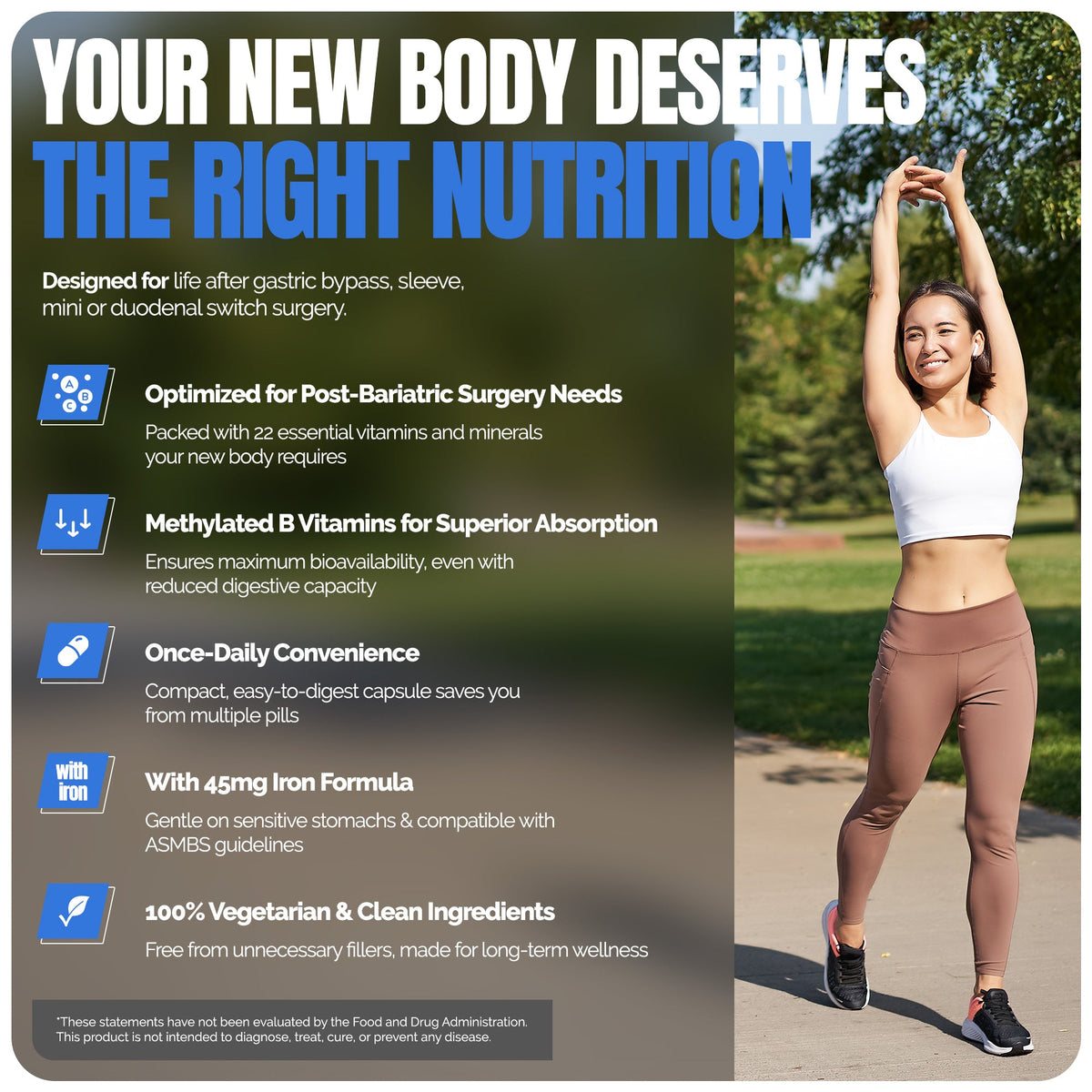 Methylated Bariatric Multivitamin with Iron