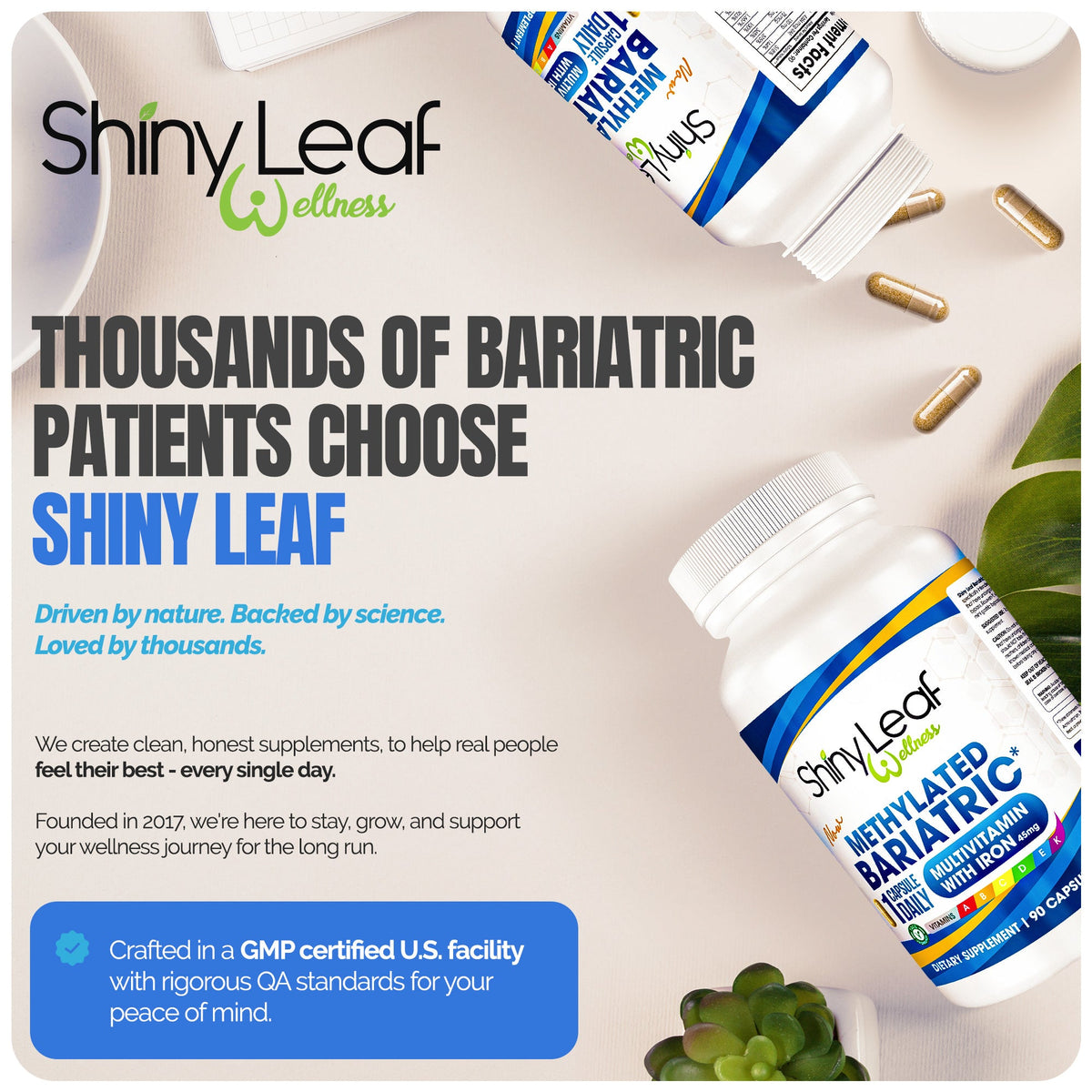 Methylated Bariatric Multivitamin with Iron