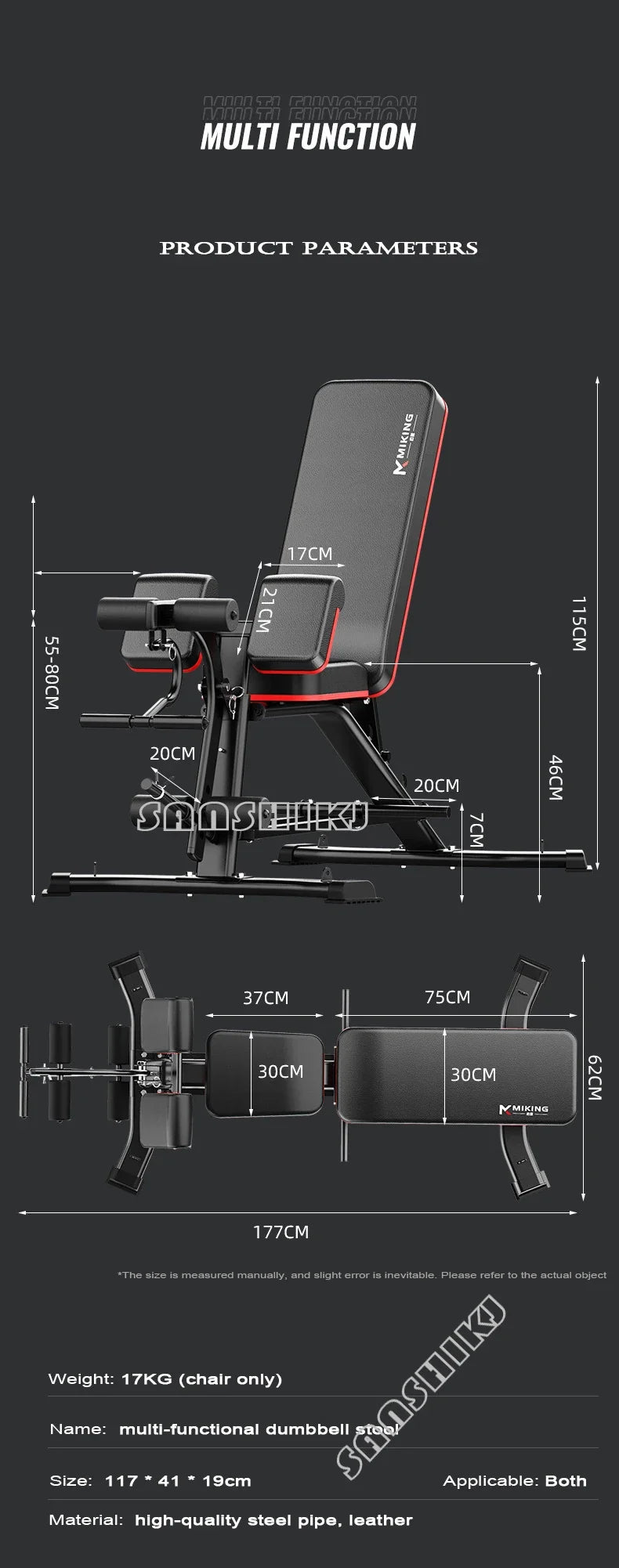 Multifunction Weightlifting & Abdominal Bench
