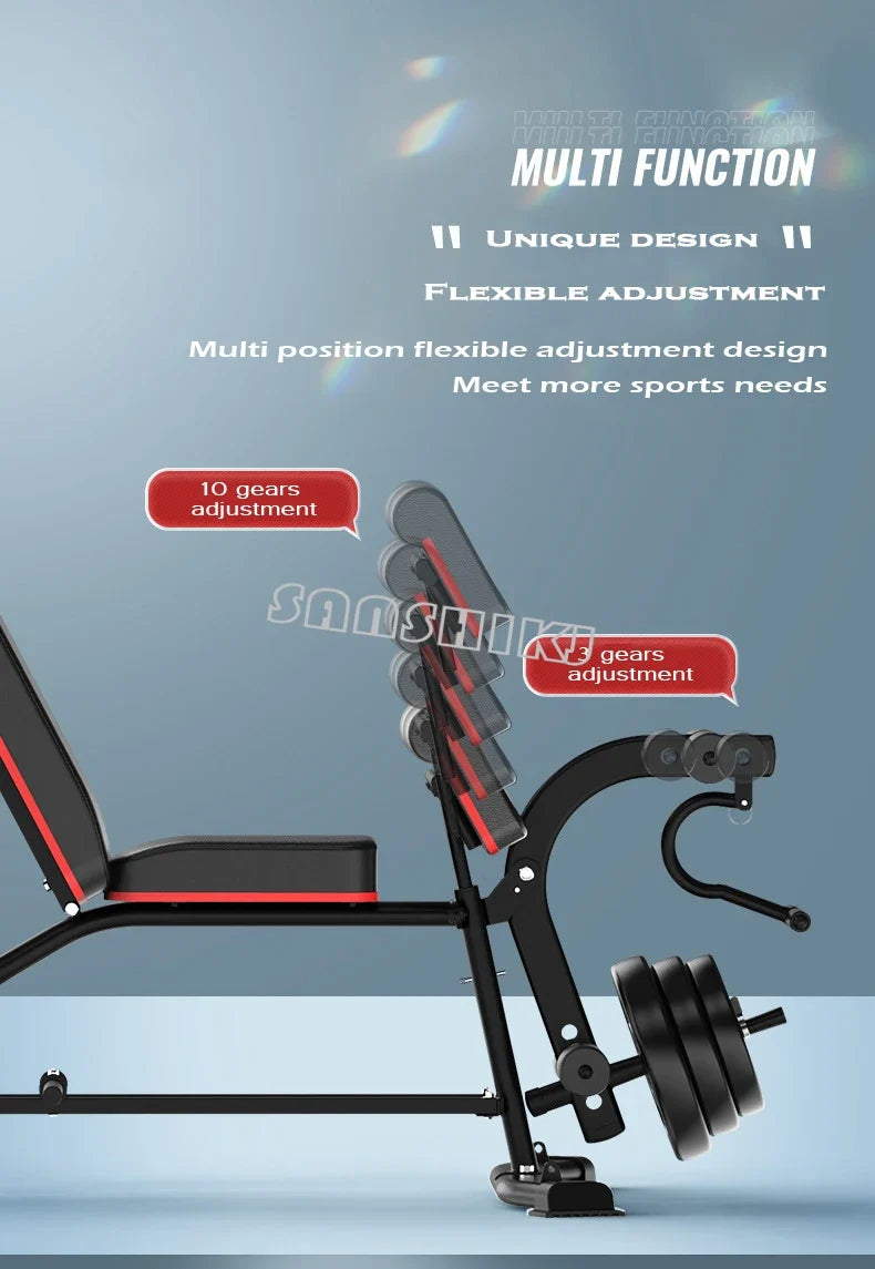 Multifunction Weightlifting & Abdominal Bench