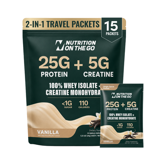 2-in-1 Whey Protein Isolate & Creatine Packets