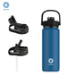 Insulated Water Bottle with Straw Lid