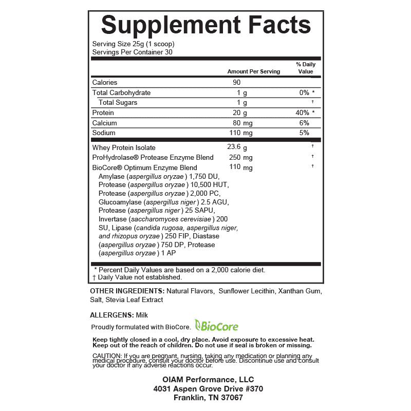 Vanilla Whey Protein Powder